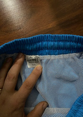 Erkek Mavi Mini Yüzme Şortu - Görsel 3