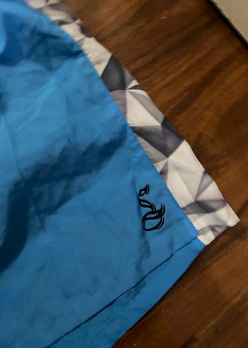 Erkek Mavi Mini Yüzme Şortu - Görsel 2