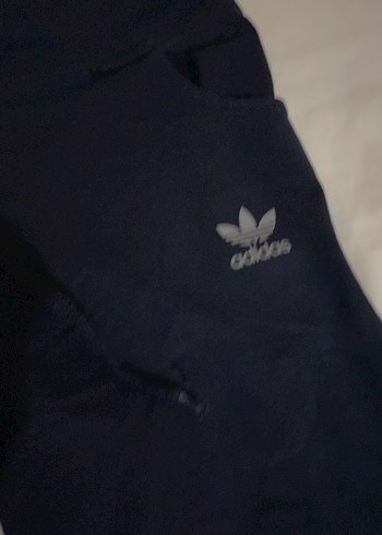 Siyah Adidas Kadın Mini Eşofman Altı - Görsel 2