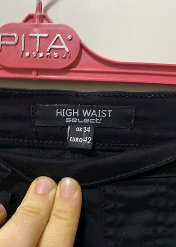 Siyah Dar Kesim Midi Kadın Pantolon - Görsel 2