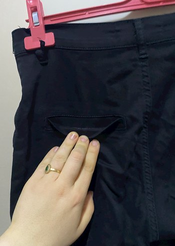 Siyah Dar Kesim Midi Kadın Pantolon - Görsel 5