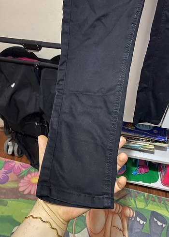 Siyah Dar Kesim Midi Kadın Pantolon - Görsel 4