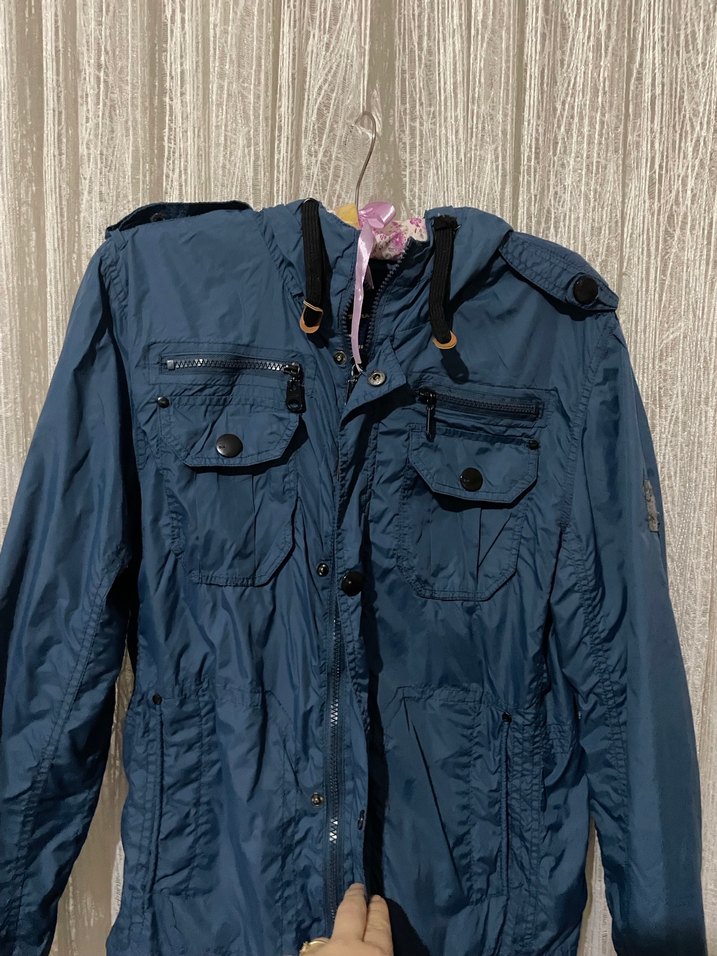 Erkek Koyu Mavi Denim  Ceket - Görsel 3