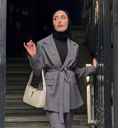 MANUKA gri blazer ceket
