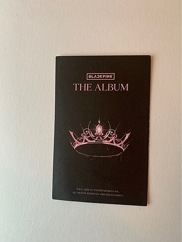Celine the album lisa orijinal photocard!!