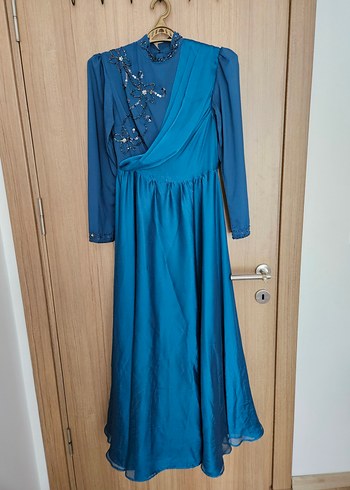 Özel Dikim Tesettür Abiye - Görsel 6