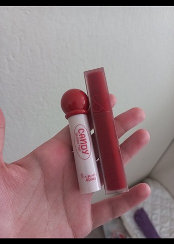 İKİ TANE RUJ BİRİSİ PARLAK MISSHA BİRİSİ ROM&ND MAT KÖPÜK YAPI - Görsel 2