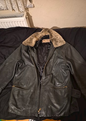 American Vintage Siyah Hakiki Deri Ceket