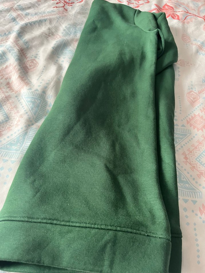 Yeşil Oversize Kadın Sweatshirt - Görsel 2