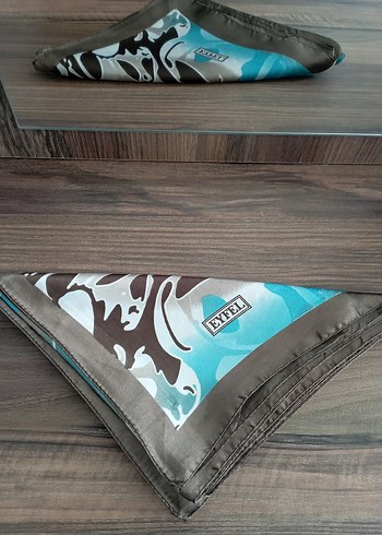 Beden turkuaz Renk Turkuaz Bohem Tarz Kadın İpek Fular