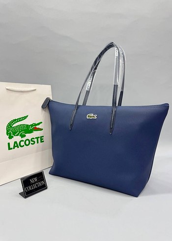 Lacoste Lacivert Kadın Fermuarlı Omuz Çantası
