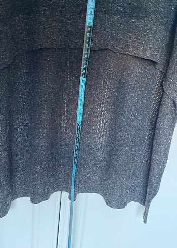 Pull and Bear Gri Kadın Triko Kazak