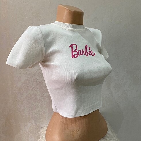universal Beden beyaz Renk Barbie Tişört