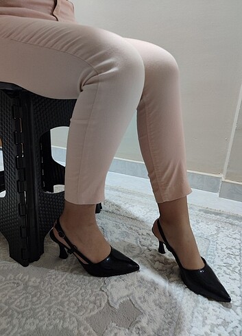 Diğer Açık pembe kot pantolon