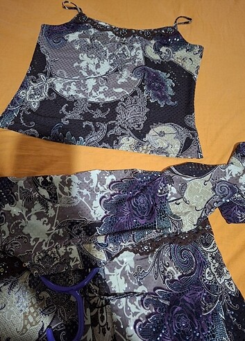 Saten ikili takım.44 beden ama 40 bedende olur - Görsel 6