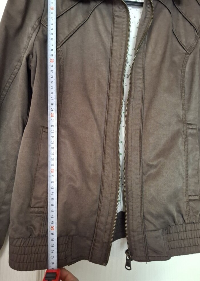 Rodi kahverengi L beden trenckot - Görsel 3