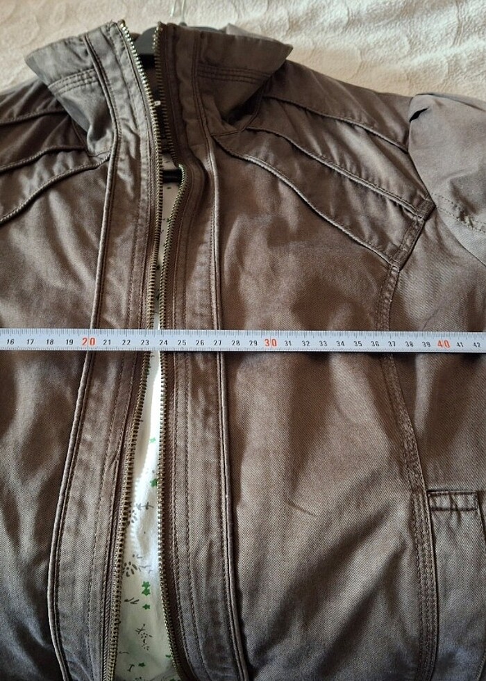 Rodi kahverengi L beden trenckot - Görsel 5