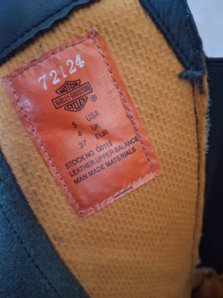 Siyah Deri Biker Botlar, Yüksek Topuklu - Görsel 4