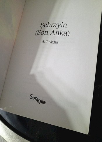 Beden Renk Şehrayin Son Anka - Arif Akdaş Roman