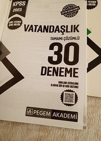 Beden Pegem Akademi Vatandaşlik&Tarih 30 Deneme Tamamı Cözümlü