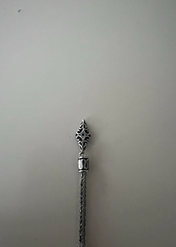 Gümüş püskürlü erkek tespi Çelik ipli - Görsel 5