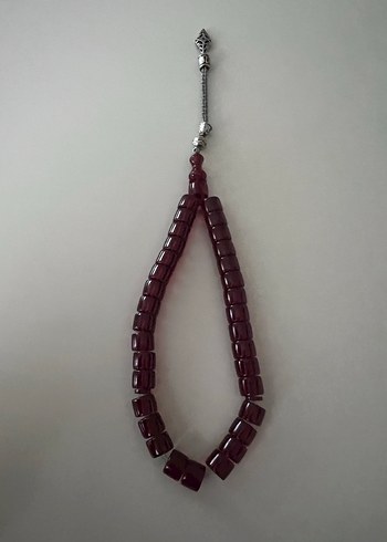 Gümüş püskürlü erkek tespi Çelik ipli - Görsel 3