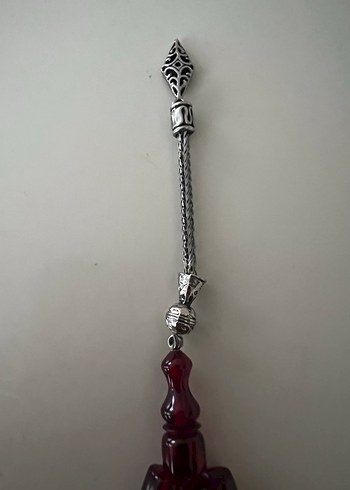 Gümüş püskürlü erkek tespi Çelik ipli - Görsel 4