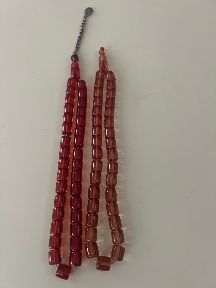 Koyu Kırmızı Erkek Tesbih 2 adet fiyatı
Gümüş püskürlü katalina - Görsel 4