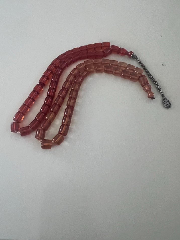 Koyu Kırmızı Erkek Tesbih 2 adet fiyatı
Gümüş püskürlü katalina - Görsel 2