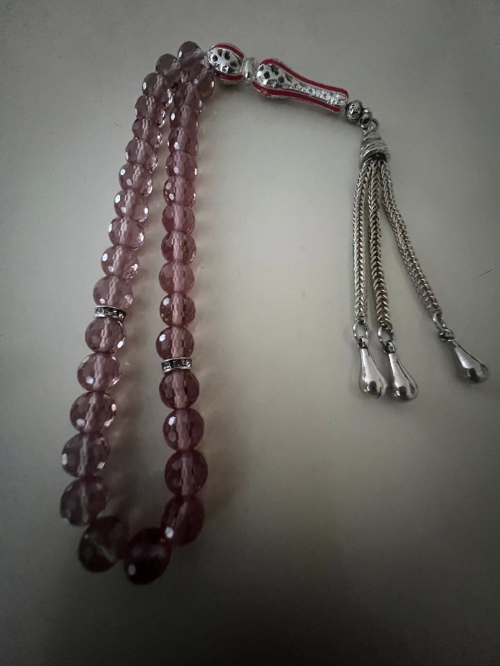 Bordo Erkek Tesbih Gri Detaylı - Görsel 4