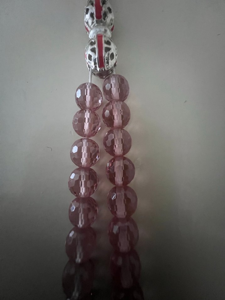 Bordo Erkek Tesbih Gri Detaylı - Görsel 5