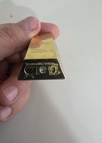 Parlak Altın Renkli Hediye Çakmak - Görsel 3