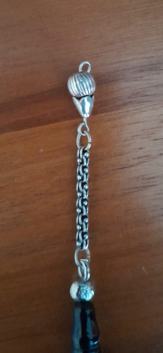 Erzurum olt gümüş püskürlü orjinal erkek tespi - Görsel 2