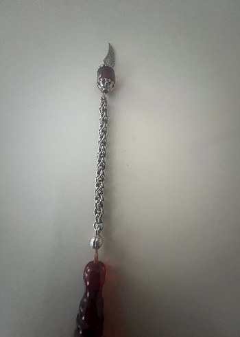 Bordo kesmeErkek Tesbi
Gümüş püskürlü - Görsel 3