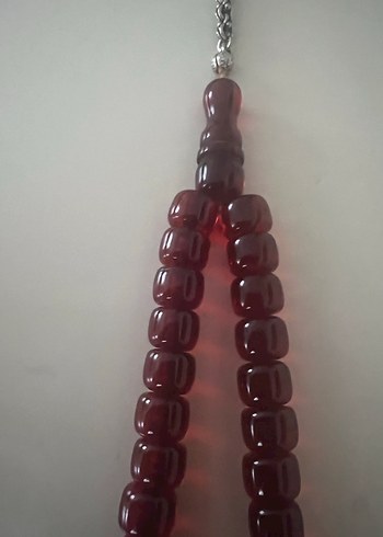 Bordo kesmeErkek Tesbi
Gümüş püskürlü - Görsel 2