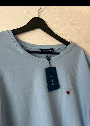 Mavi Pamuklu Erkek Tişört - Görsel 2