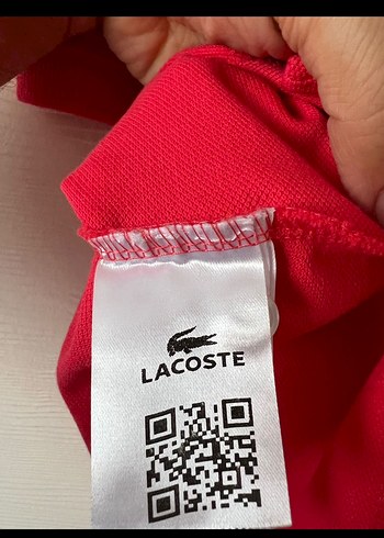 Kırmızı Düğmeli Kısa Kollu Polo Tişört - Görsel 4