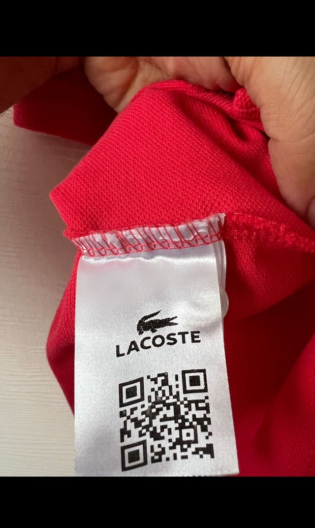 Kırmızı Düğmeli Kısa Kollu Polo Tişört - Görsel 4