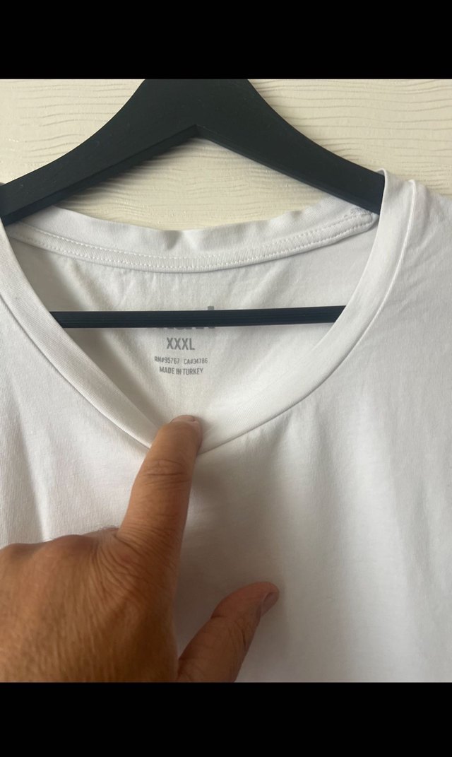 Erkek Beyaz Kısa Kollu Keten Tişört
Mavi orjinal - Görsel 3