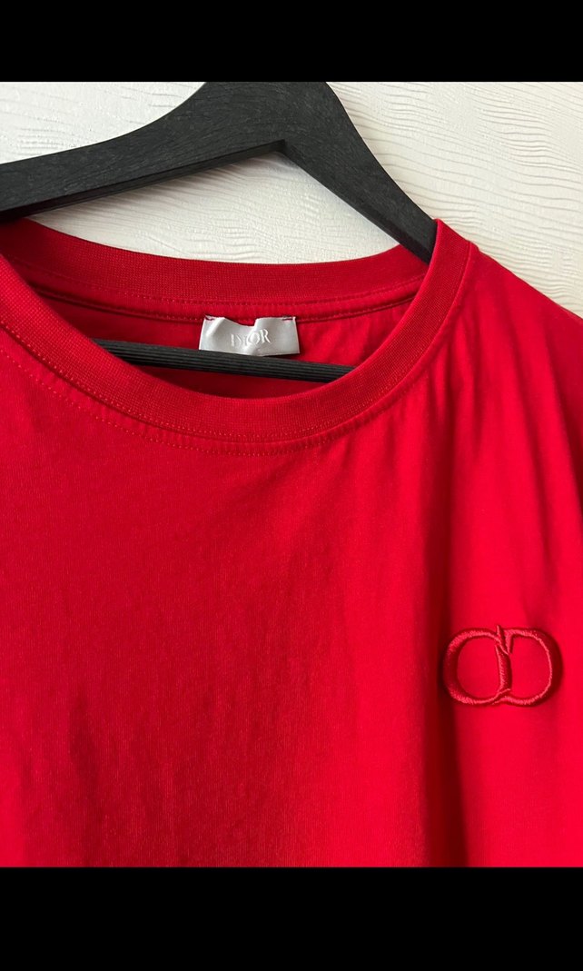 Kırmızı Erkek Kısa Kollu orjinal tişort - Görsel 3