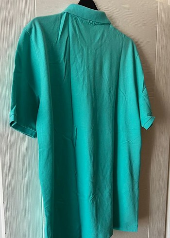 Kırmızı Erkek Keten Polo Tişört - Görsel 3