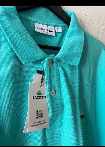 Kırmızı Erkek Keten Polo Tişört - Görsel 2