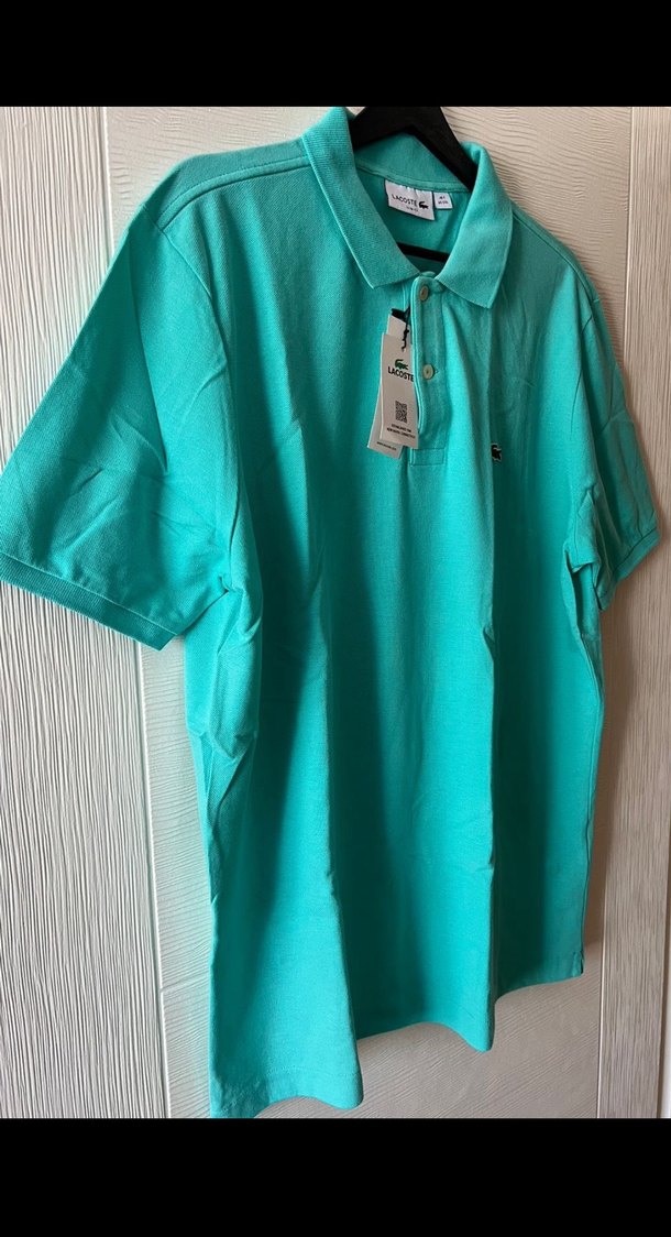 Kırmızı Erkek Keten Polo Tişört - Görsel 4