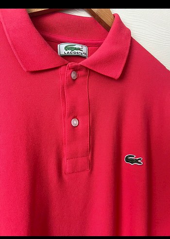 Lacoste Kırmızı Erkek Polo Yaka kısa Kollu Tişört - Görsel 2
