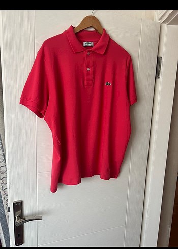 Lacoste Kırmızı Erkek Polo Yaka kısa Kollu Tişört - Görsel 4