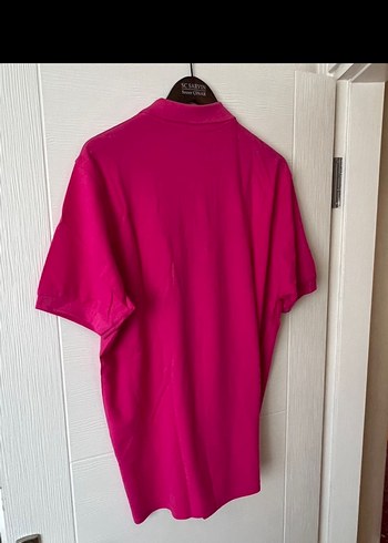 Erkek Pembe Kısa Kollu Polo Tişört - Görsel 4