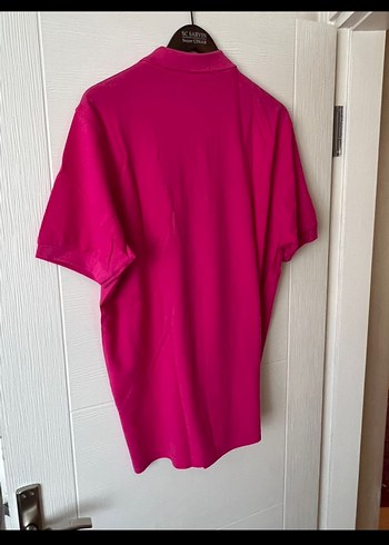 Erkek Pembe Kısa Kollu Polo Tişört - Görsel 2