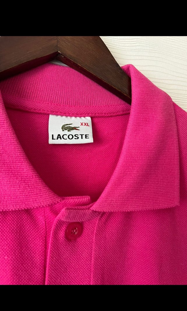 Erkek Pembe Kısa Kollu Polo Tişört - Görsel 3