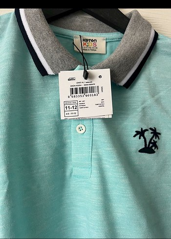 Turkuaz Düğmeli Pamuklu Erkek Polo Tişör
11. 12. Yaş orjinal - Görsel 3