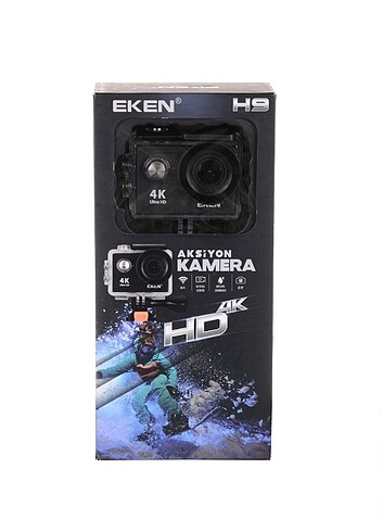 Eken Aksiyon Camerası 4k + Aksesuarları temiz - Görsel 6